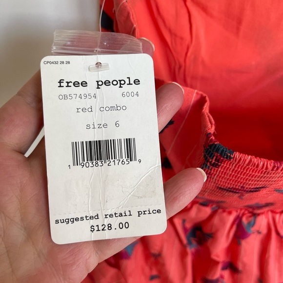 Free People Sunshine Of Your Love Cotton Midi Dress NWT - Picture 10 of 12